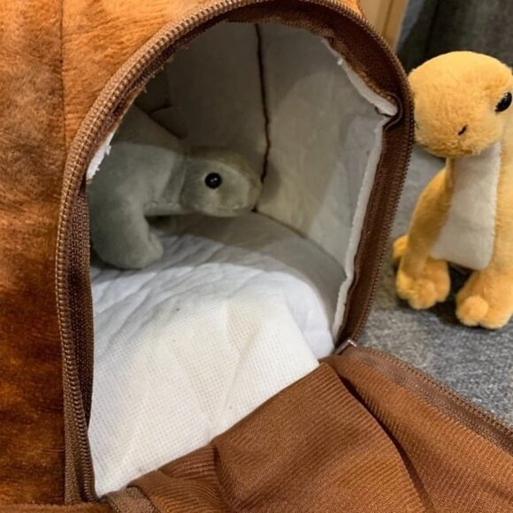 Plush Volcano with 5 Dinosaur Stuffed Animals - Volcano Plush Zippers - Picture 2 of 2